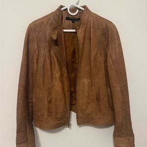 Wilsons Leather Women's Tan Leather Jacket